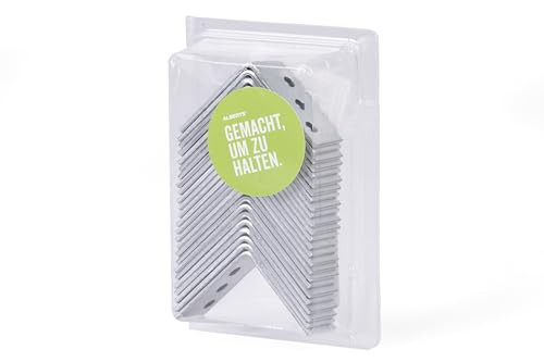 Alberts 330187 hoekverbinder, sendzimir verzinkt, set van 25 stuks, 40 x 40 x 20 mm