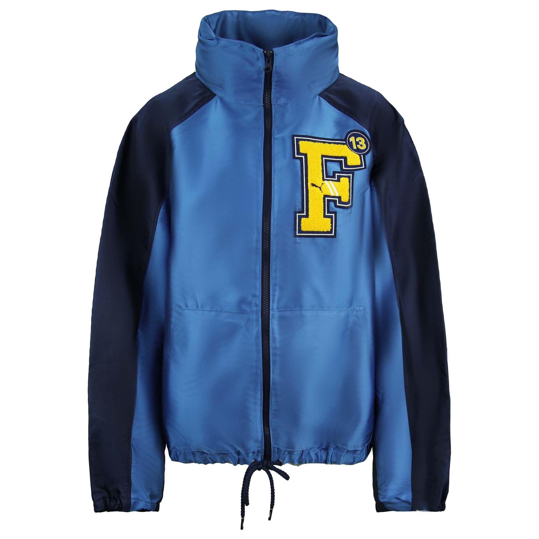 Puma x Rihanna Fenty Satin Damen-Trainingsjacke in Blau