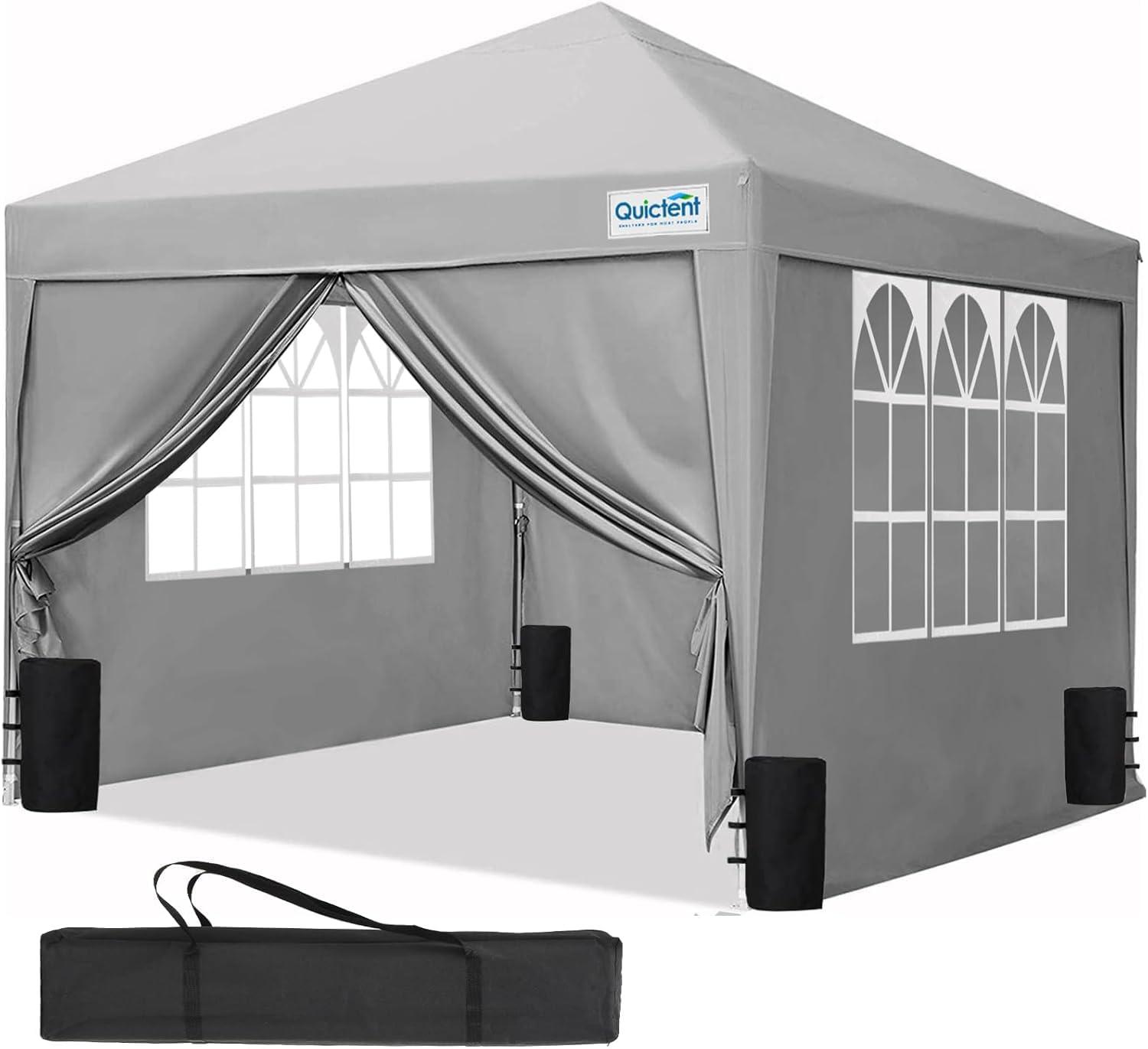 Wasserdichter Pavillon, 3x3 Meter, mit seitlichen Wänden