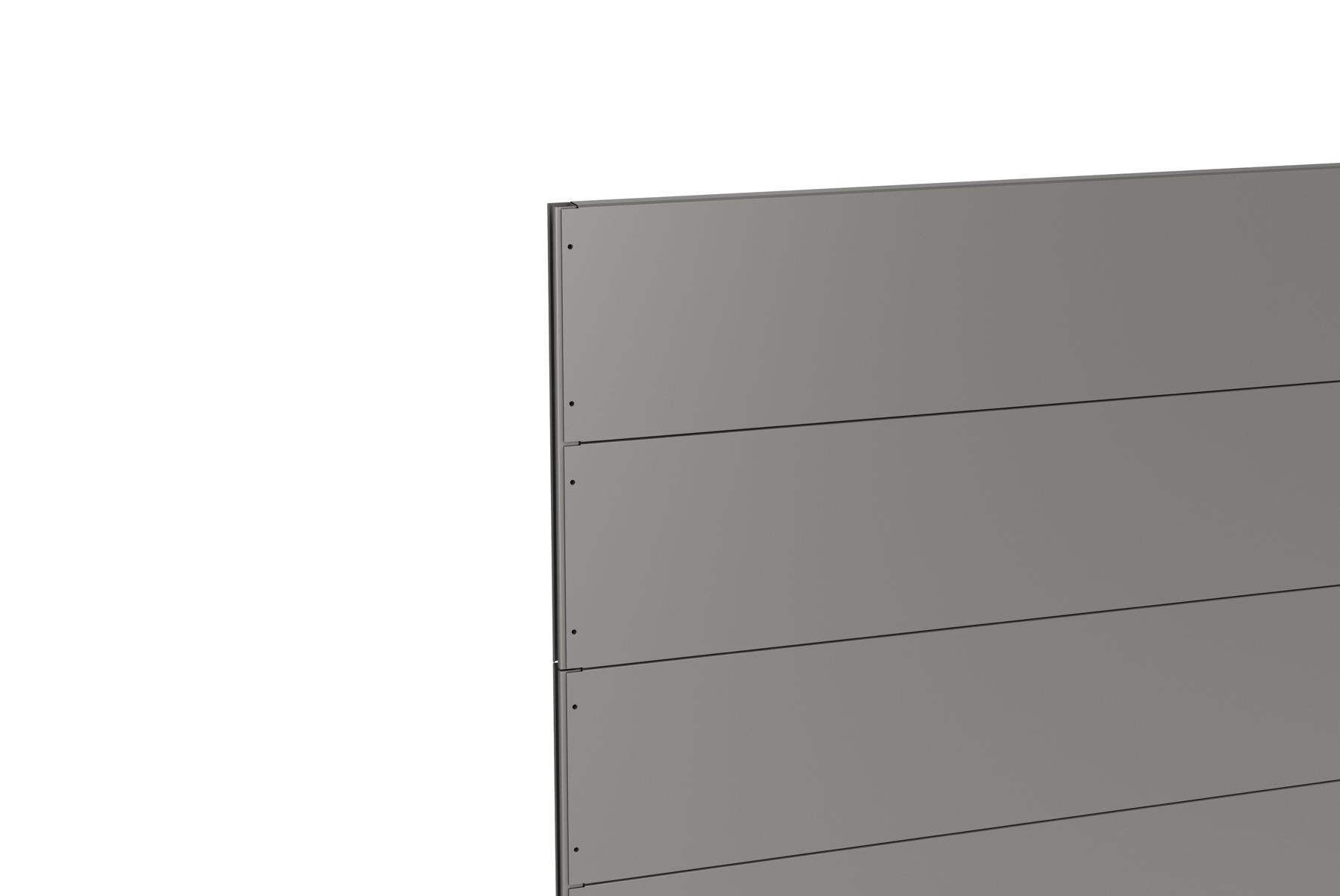 BIOHORTGARTE Paneelpaket MINI für DaVinci 0,5m 2 Stück Paneele quarzgrau 16925337