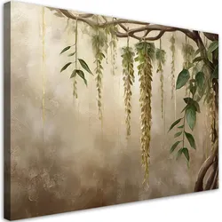 WANDBILD natura blatt pflanzen
