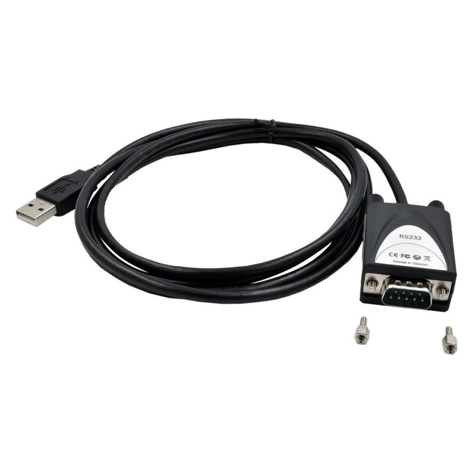 Exsys GmbH USB 2.0 zu 1S Seriell RS-232 Port, +5V, LED (FTDI) (1.80 m) (EX-1311-2-5V)