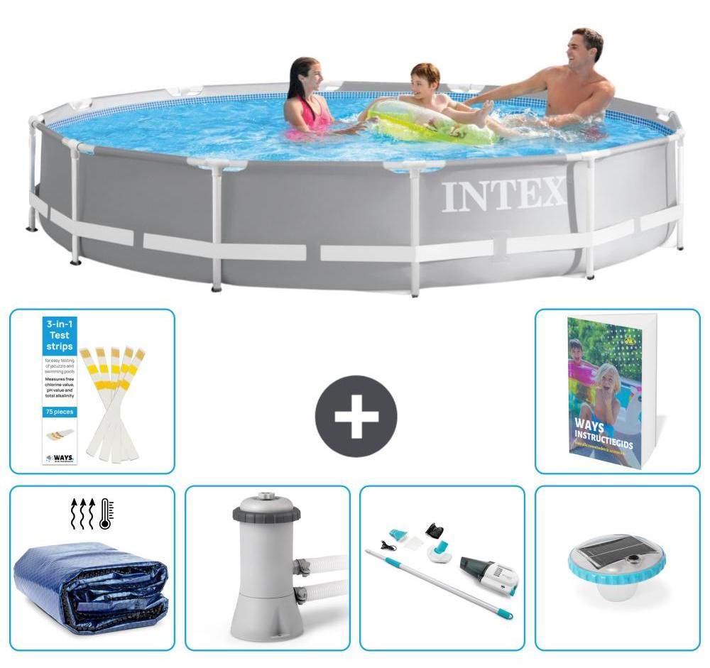 Prism Frame Pool Rund - 366x76 cm - 5-teilig S81