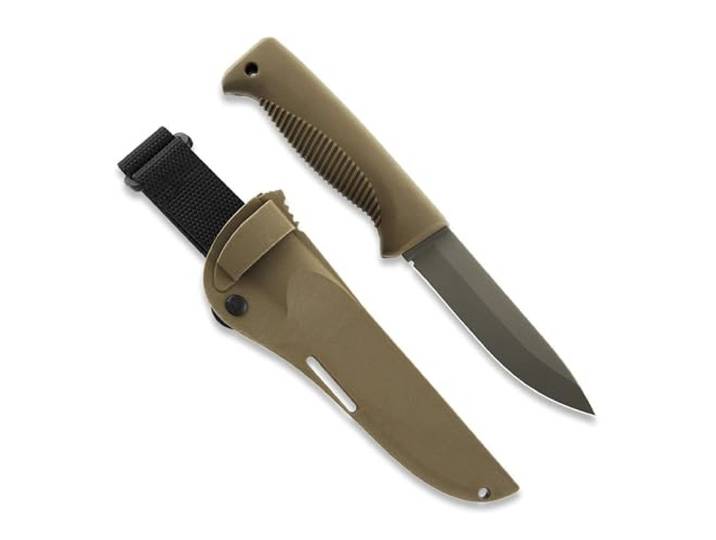 PELTONEN M07 RANGER PUUKKO M. CERAKOTE-BESCHICHTUNG (BUSHCRAFT-MESSER) (Coyote)