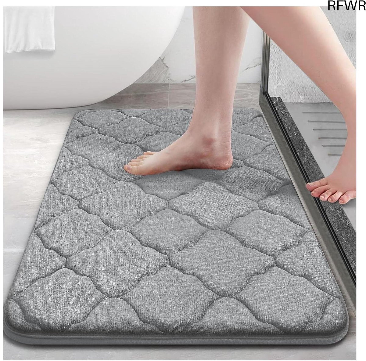 Antislip traagschuim badmat voor volwassenen, 40 x 60 cm