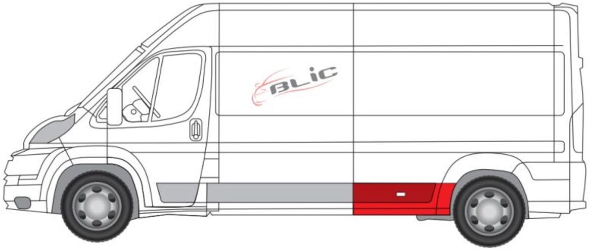 Reparatur, Kotflügel BLIC 6504-03-2098583P