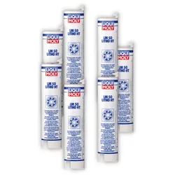 7x Schmiermittel LIQUI MOLY 3406 LM 50 Litho HT Fett Gleit Wälz Radlager 400g