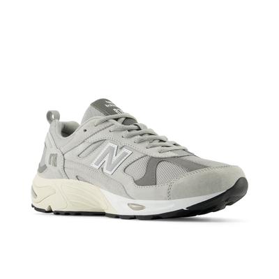 Sneaker NEW BALANCE "878", Herren, Gr. 38, grau (moonrock), Leder, Textil, Schuhe Sneaker