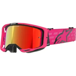 Alpinestars Vision 8 Corp Mirror Stripes Motocross Brille 
