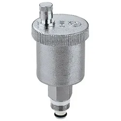 Caleffi Automatischer Schnellentlüfter 502141 1/2AG mit Absperrventil verchromt Minic