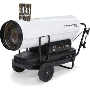 Trotec Heizlüfter IDE 50, bis 50000 Watt, Ölheizgebläse mit 69 L Tank, Spritzwasserschutz, 2000 m³/h