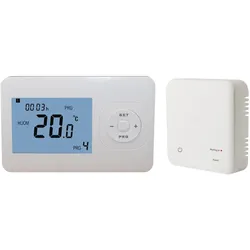 Plieger Quebec Aan/Uit Klokthermostaat - Digitaal - Draadloos, Thermostat, Weiss
