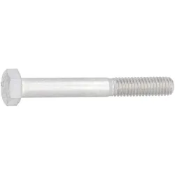 Sechskantschrauben mit Schaft DIN 931 A2-70 M 5X85 VPE: 100