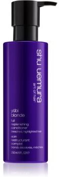 Shu Uemura Yūbi Blonde Conditioner condicionador fortificante para cabelo loiro e grisalho 250 ml. Yūbi Blonde Conditioner