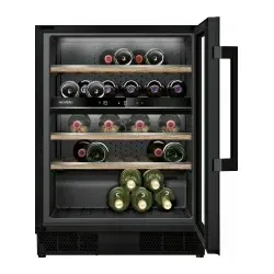 KU21WAHG0 Einbau Weinkühlschrank 82 cm Nische Abtauautomatik Akust.Türalarm 2 Temperaturbereiche