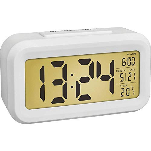 TFA Dostmann Digitale Wekker Wit 60.2018.02