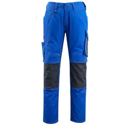 MASCOT Mannheim Hose mit Knietaschen UNIQUE Kornblau / Schwarzblau 42 - 12679-442-11010-82C42 - Kornblau / Schwarzblau