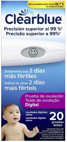 Clearblue 20 Testes de Ovulação Digital