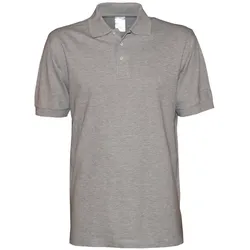 B&C Polo Heavymill, grey heather, L