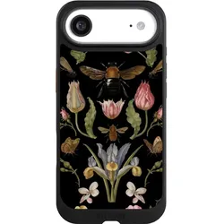 Nivocase Hülle für Apple iPhone Air Handyhülle NIVOcore Case Schwarz Biene Blumenkranz Blüte (Apple iPhone Air), Smartphone Hülle, Schwarz
