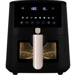 BerlingerHaus BH9488 Heissluft-Fritteuse 5 l 1400 W Antihaftbeschichtung, Heissluf, Fritteuse, Gold, Schwarz, Pink