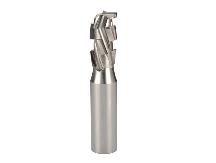 Mèches de routeur de nidification CNC, coupe-diamant polycristallin Z = 2 + 2, mèche de routeur en spirale à Compression PCD diamant