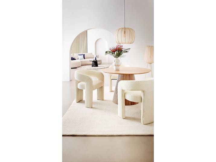 Abat-jour TANA Ø 40cm Beige/Beige Mesh Ampoule électrique/LED E27
