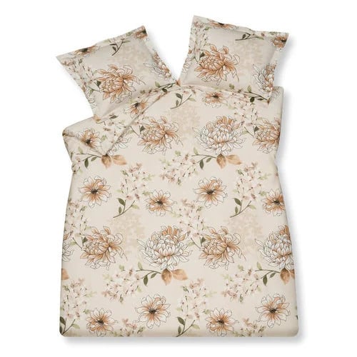 Vandyck CHEERFUL 2-persoons dekbedovertrek cream tan 200x200/220 cm