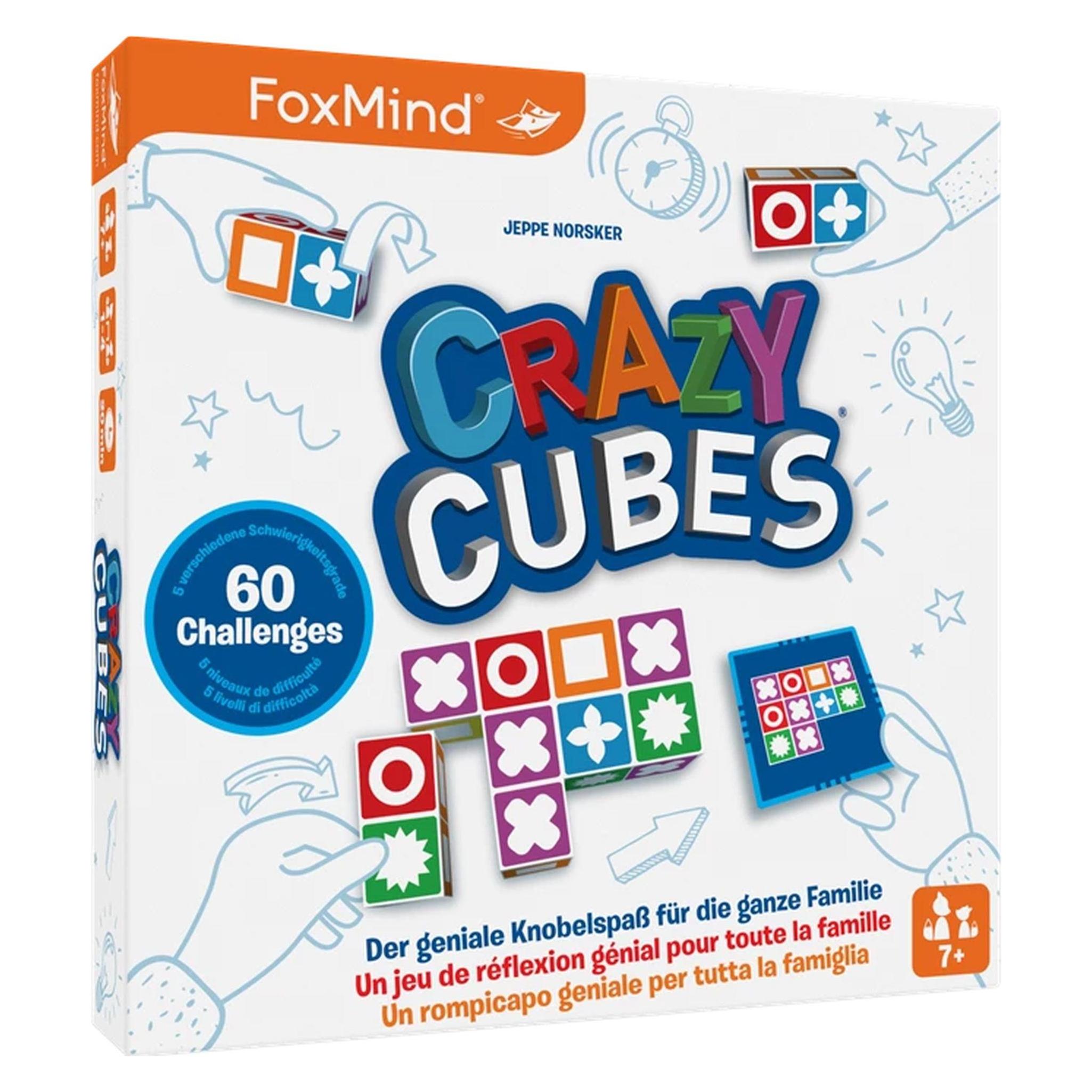 Foxmind Crazy Cubes (mult) (Deutsch, Französisch, Italienisch, 1 - 4 Spieler) (3100235)