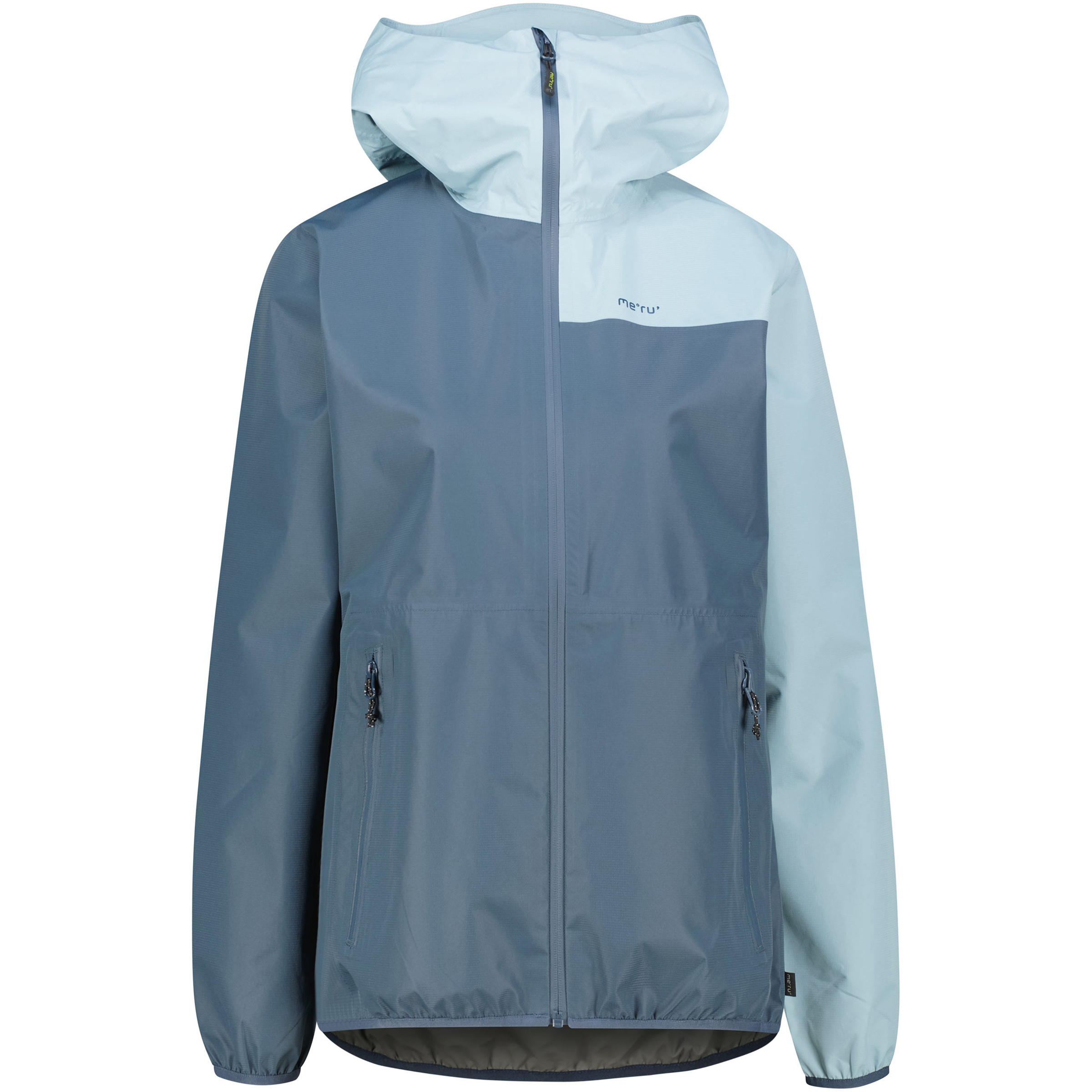 Bergzeit Basics Meru Pokhara Damen Regenjacke blau Größe XL Trekking Widerstandsfähig Wasserabweisend