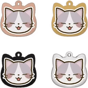 Inspire Curations PawPrint Personalized Stainless Steel Pet ID Tag 10 rose