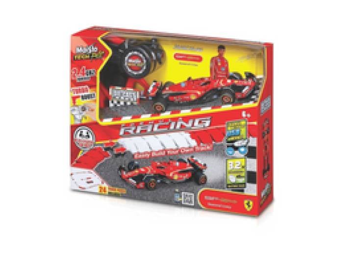 MAISTO TECH RC Formula Racing avec circuit, 1:41 (Ferrari SF-24 n° 16 Leclerc)