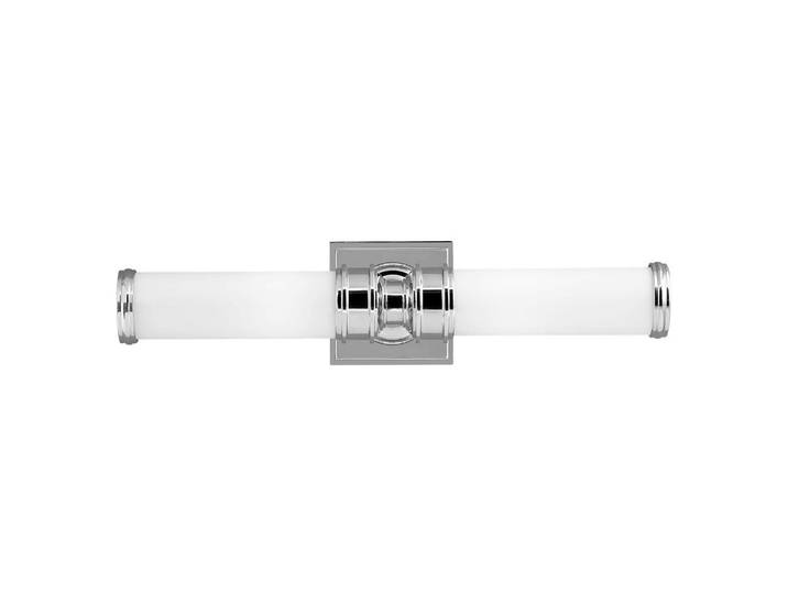 Elstead Lighting Badezimmer-Wandleuchte FE-Payne 2, Chromfarben, Metall, Glas, 12.7x12.7x50.2 cm, RoHS, LED-Leuchtmittel austauschbar, Lampen & Leuchten, Innenbeleuchtung, Wandleuchten, Spiegelleuchten