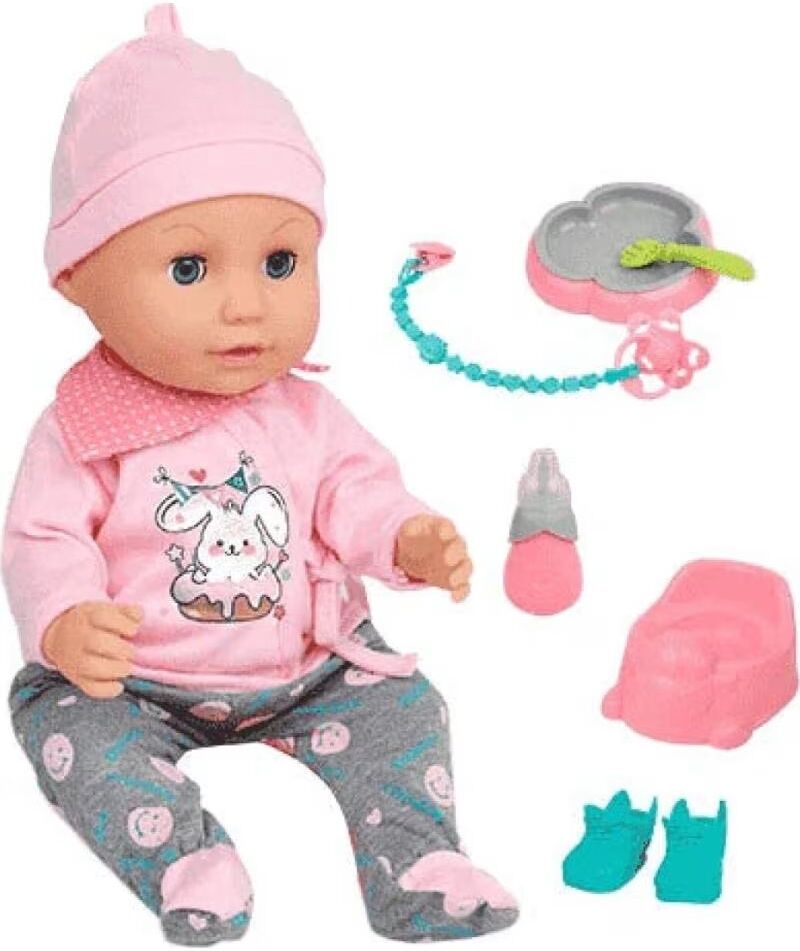 Toy Planet Muñeca Con Accesorios Y Ropa Ref 1184798 Rosa 3 Años Unisex