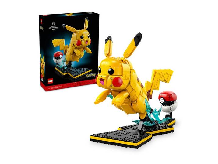 LEGO® Pikachu und Pokéball (72152), LEGO Pokémon Konstruktionsspielsteine, (2050 St)