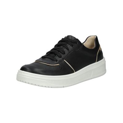 Sneaker LEGERO "Legero Sneaker Nappaleder", Damen, Gr. 38,5, schwarz, Nappaleder, Schuhe Sneaker
