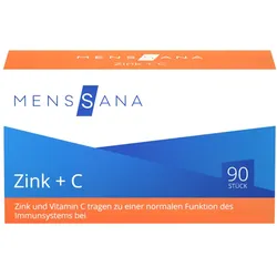 Zink+c Menssana Lutschtabletten 90 St