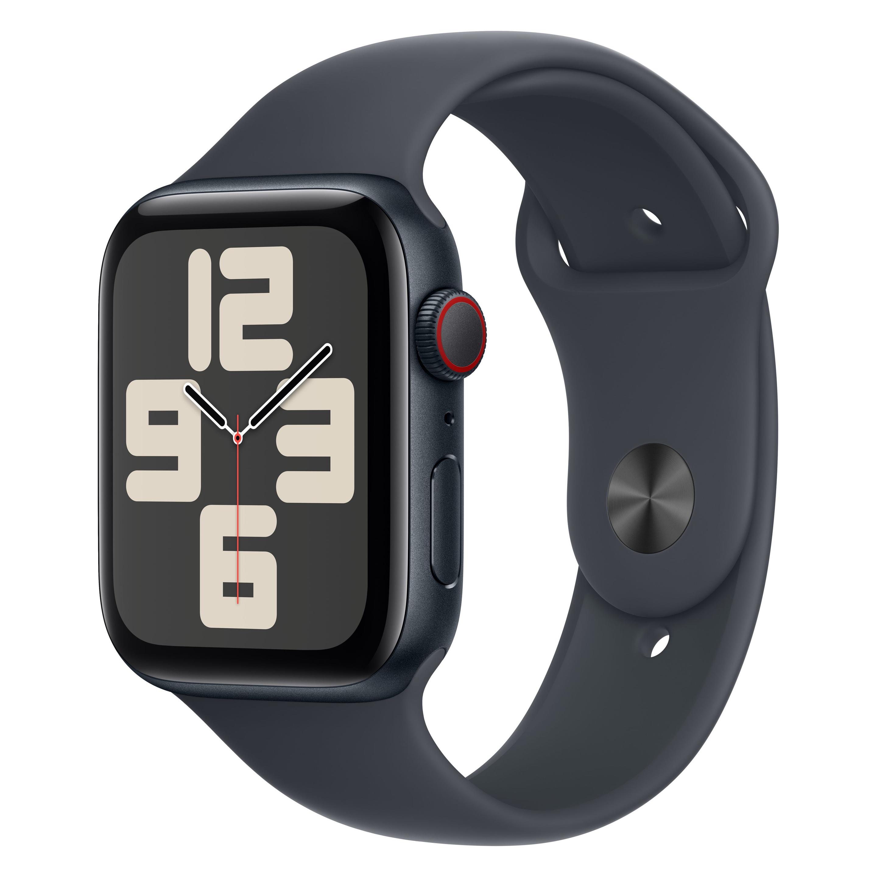 Apple Watch SE 2024 (44 mm, Aluminium, Midnight, 4G) (MXGM3QF/A)