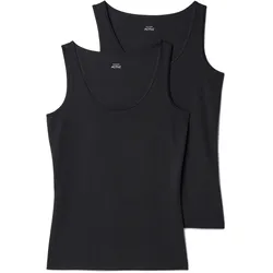 Tchibo - 2 Tops - Damen - Gr. M - schwarz