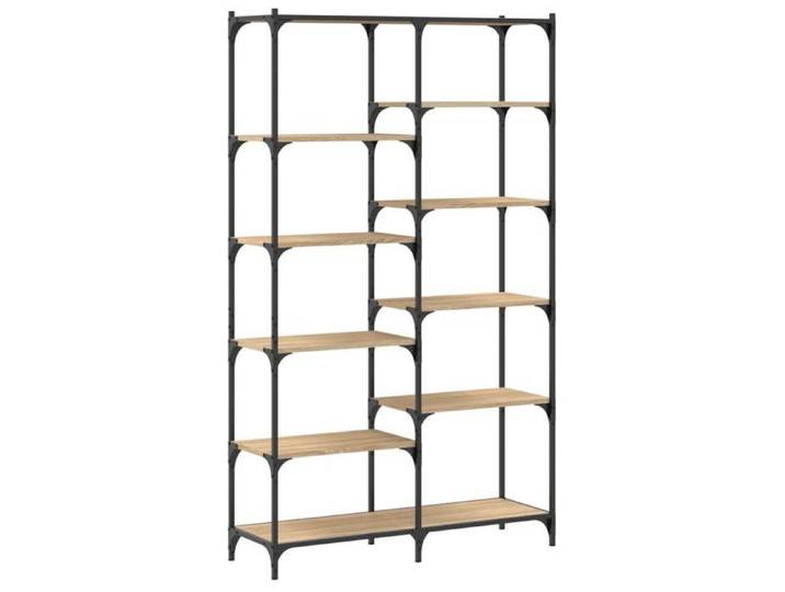 VIDAXL - Meuble Étagère - Bibliothèque chêne sonoma 100x32x170cm bois d'ingénierie et fer_7657