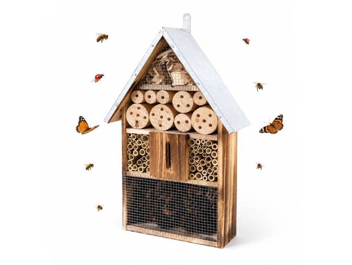 Relaxdays Insektenhotel mit Metalldach