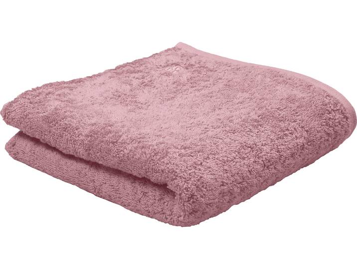 Handtücher ROSS Vita 4004 , rosa (altrosa), B:50cm L:100cm, Frottier, Obermaterial: 100% Baumwolle, Handtücher, Handtücher, Bestickung ROSS-Emblem