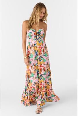 O'Neill s Isadora Printed Maxi Dress, Size 2XL, Viscose