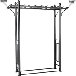 CLP Rosenbogen Veranda Metall HBT: 221x186x66 cm anthrazit