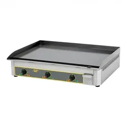 Roller Grill Elektrische Snackplatte aus Stahl, 3 Kochzonen PSR 900 E Roller Grill
