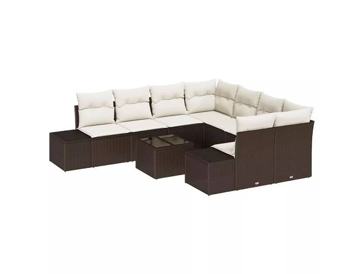 VidaXL - Outdoor-sofagarnitur poly-rattan, One Size, Multicolor