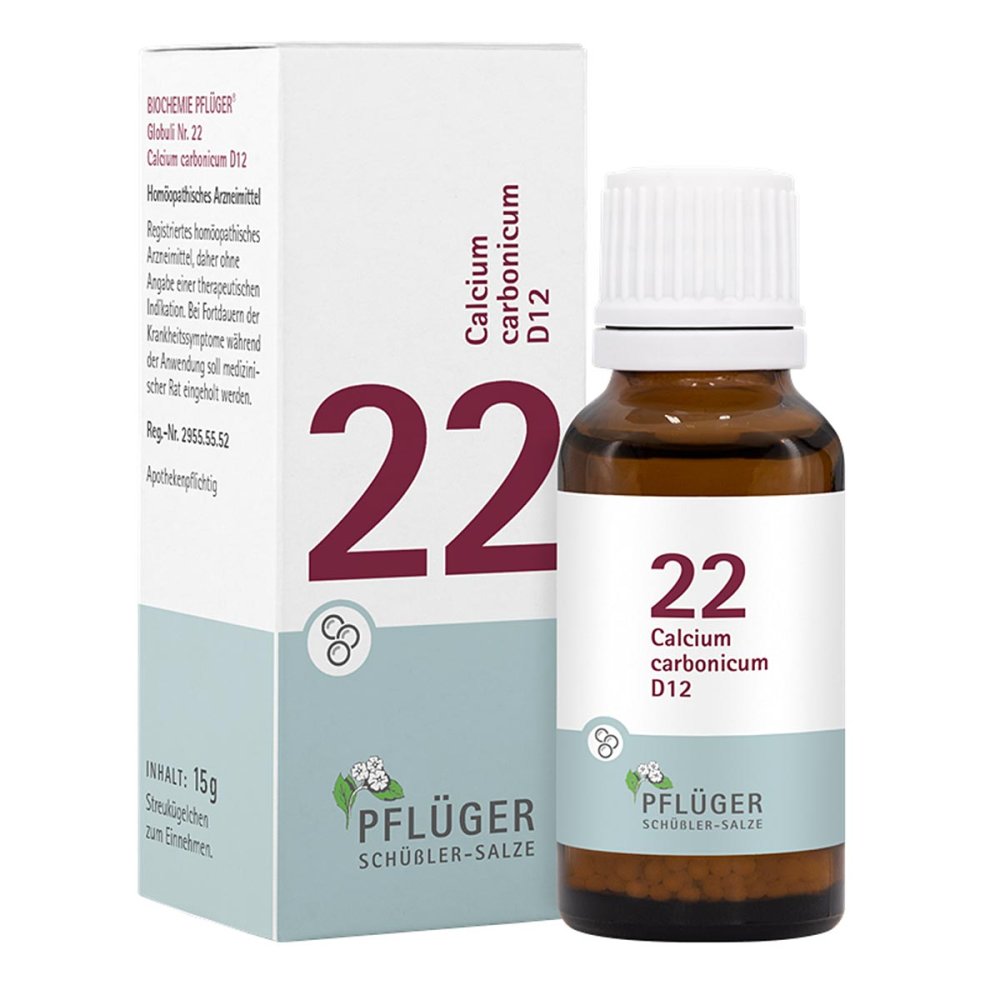 Homöopathisches Laboratorium Alexander Pflüger Gmb Schüßler-Salze Biochemie Pflüger 22 Calcium Carbon.D12 Globuli 17278372