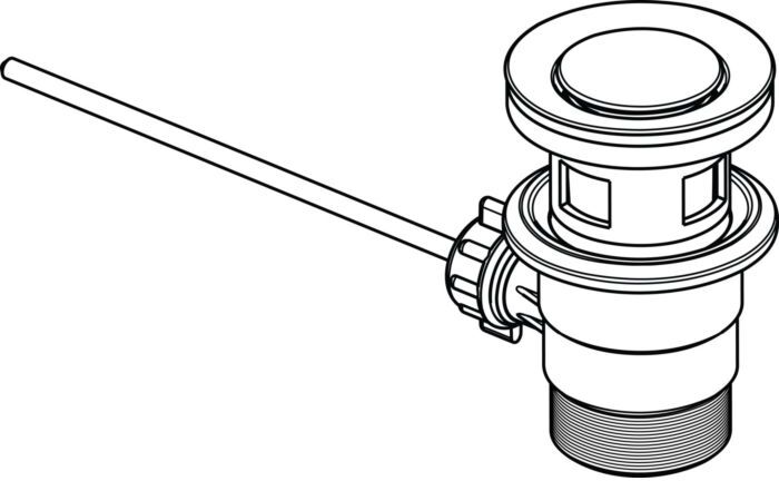 Ideal Standard Ablaufgarnitur, Chrom B964550AA
