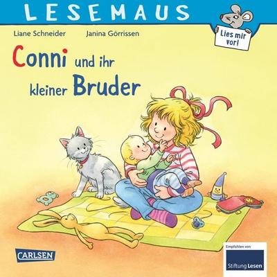 LESEMAUS 23: Conni und ihr kleiner Bruder, Taschenbuch von Liane Schneider, Carlsen, 978-3-551-08456-9
