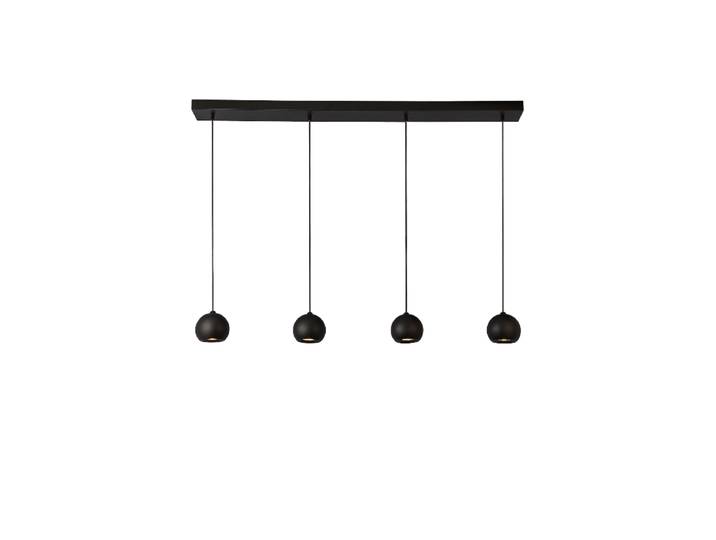 Dimmbare Design Hängelampe „Eindhoven“ Schwarz Searchlight
